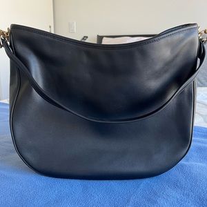 Excellent Used Condition Coach Black Soft Tabby Leather Hobo